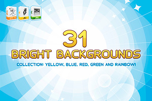 Bright backgrounds set
