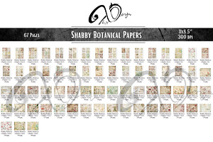 Shabby Botanical Papers