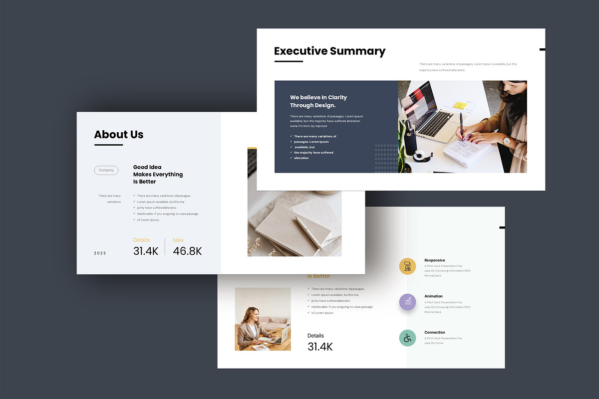 Business Pitch Deck Template, a Presentation Template by Studio Artisan (Photo 5 of 12)