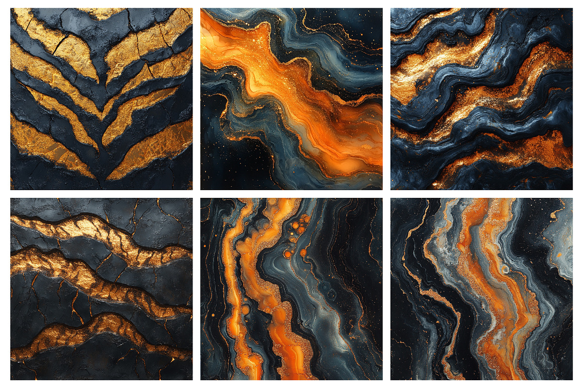 Tiger Glitter Ink Textures, an Illustration by RobertsArt (Photo 5 of 5)