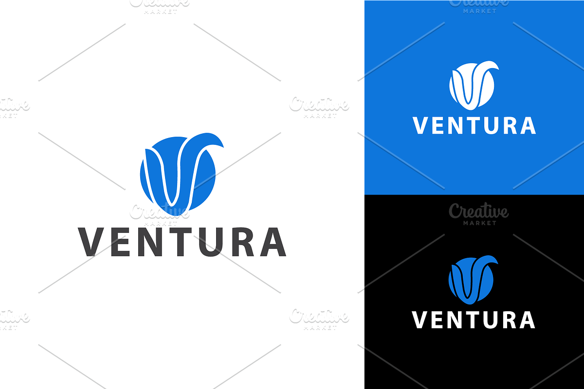 Ventura Logo Simple, a Branding & Logo Template by zaqilogo