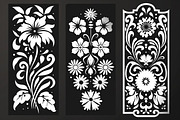 Ornate Floral Laser Cut Pattern Bun, an Object Graphic by balal (Thumbnail 5 of 11)