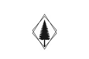 Geometric Pine Tree Emblem Bundle, an Illustration by Creativeshirt (Thumbnail 29 of 31)