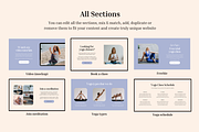 Yoga Coach Rachelle Website Template, a Websites & App Template by Eden Origin Studio (Thumbnail 8 of 11)