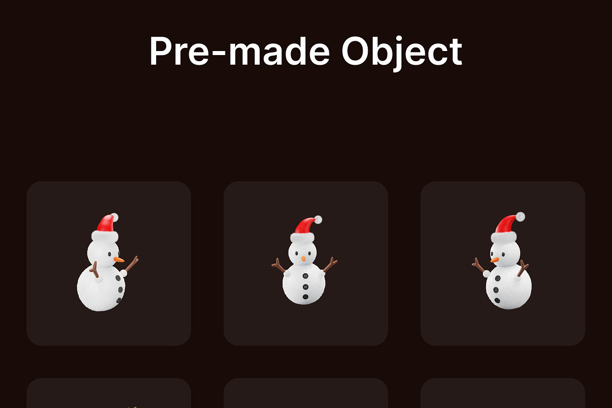 Santa 3D V2 (Christmas Pack), an Object 3D Model by Iqonic Design (Photo 9 of 10)