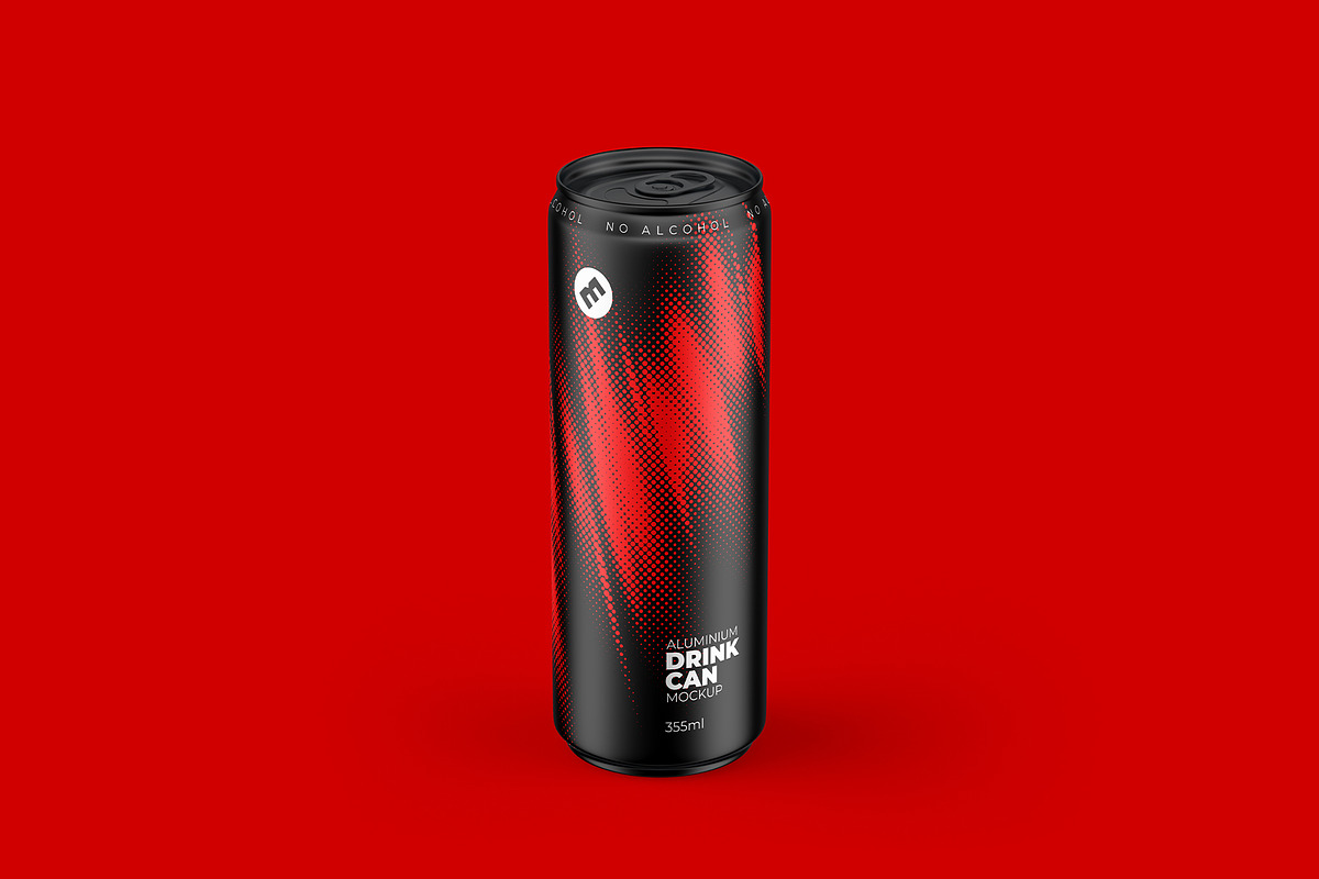 Sleek 355ml Aluminium Can Mockup, a Packaging Mockup by easymock (Photo 8 of 12)