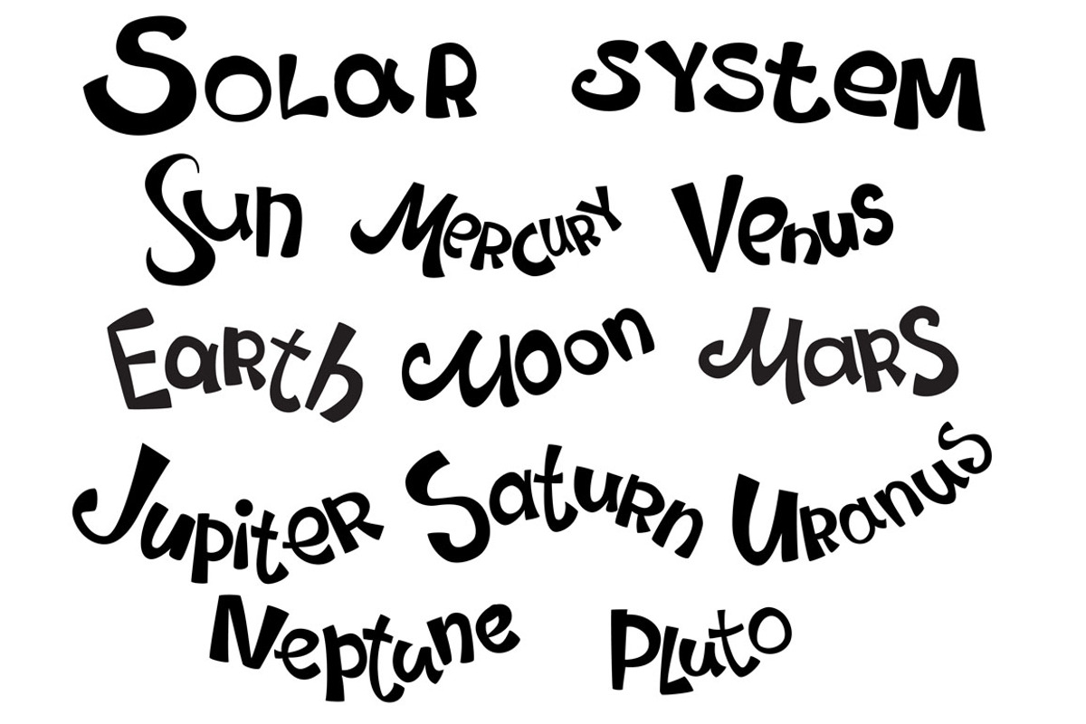 Clip art - Solar system, a Decorative Illustration by Kopirin (Photo 4 of 10)