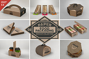VOL.2 Food Box Packaging Mockups, a Packaging Mockup by INCDesign (Thumbnail 1 of 21)