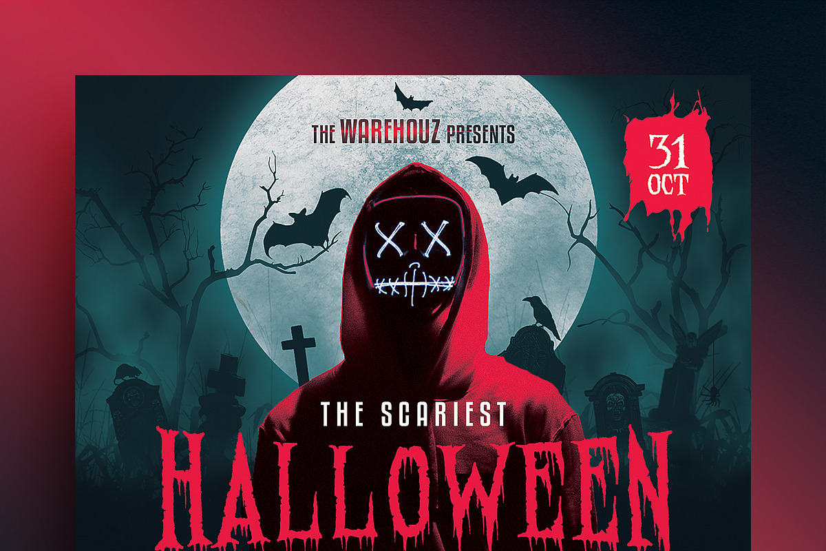 Halloween Party Flyer, a Flyer Template by Verazo (Photo 2 of 2)