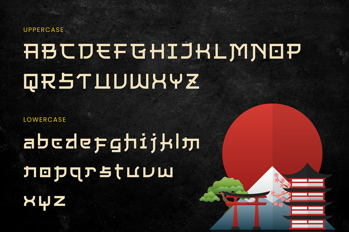 Japan Daisuki - Japanese Font Style, a Sans Serif Font by Sronstudio (Photo 11 of 12)
