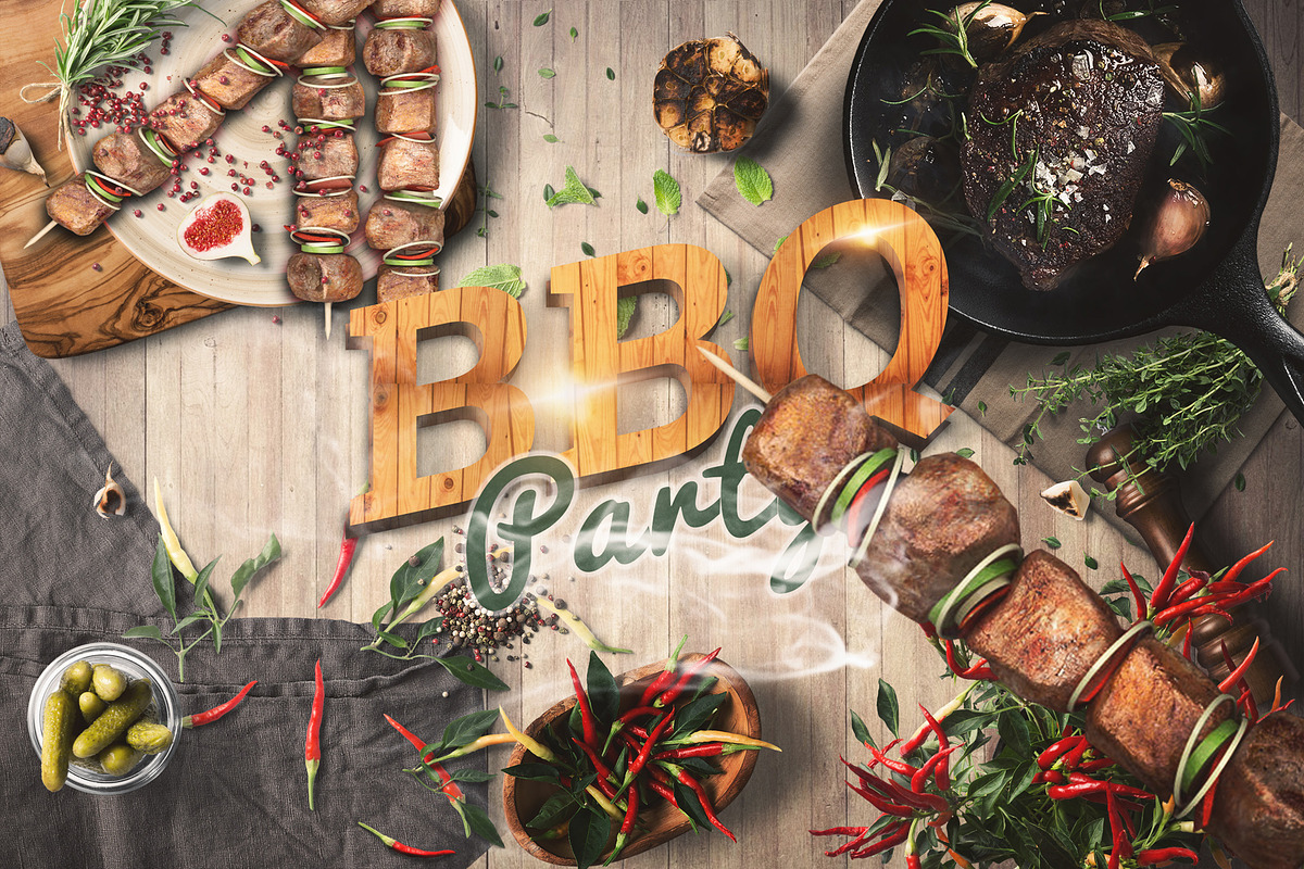 Barbecue Mockup Scene Creator, a Product Mockup by PSD Market (Photo 6 of 26)