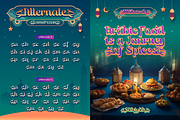 Sabiyah, a Script Font by Burntilldead (Thumbnail 10 of 12)