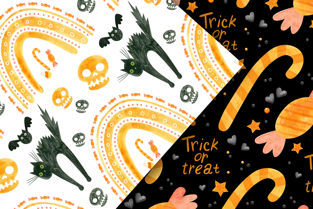 Orange Halloween Clipart & Patterns, an Object Graphic by Valin Malin (Photo 13 of 14)