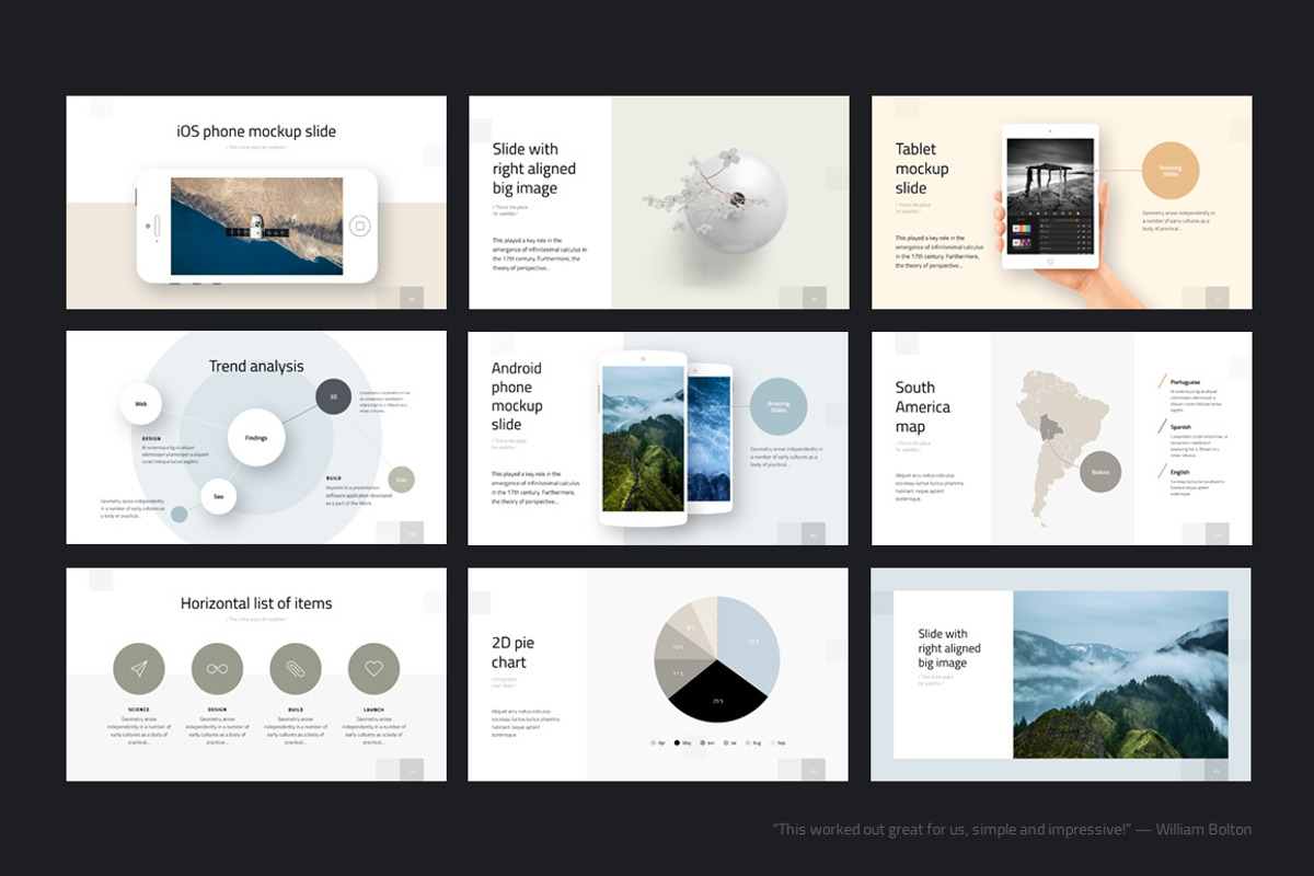 Geometry Google Template, a Presentation Template by Rework (Photo 6 of 15)