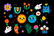 Trendy Cartoon Illustrations Set, an Illustration by Moonery's (Thumbnail 11 of 15)