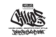 Chiloe - Graffiti typeface, a Blackletter Font by Ridha-38.lineart (Thumbnail 1 of 15)