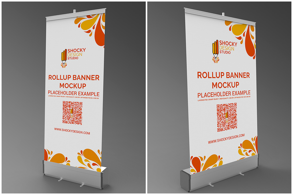 Rollup Banner Mockup, an Advertising Mockup by Shocky Design Studio (Photo 3 of 5)
