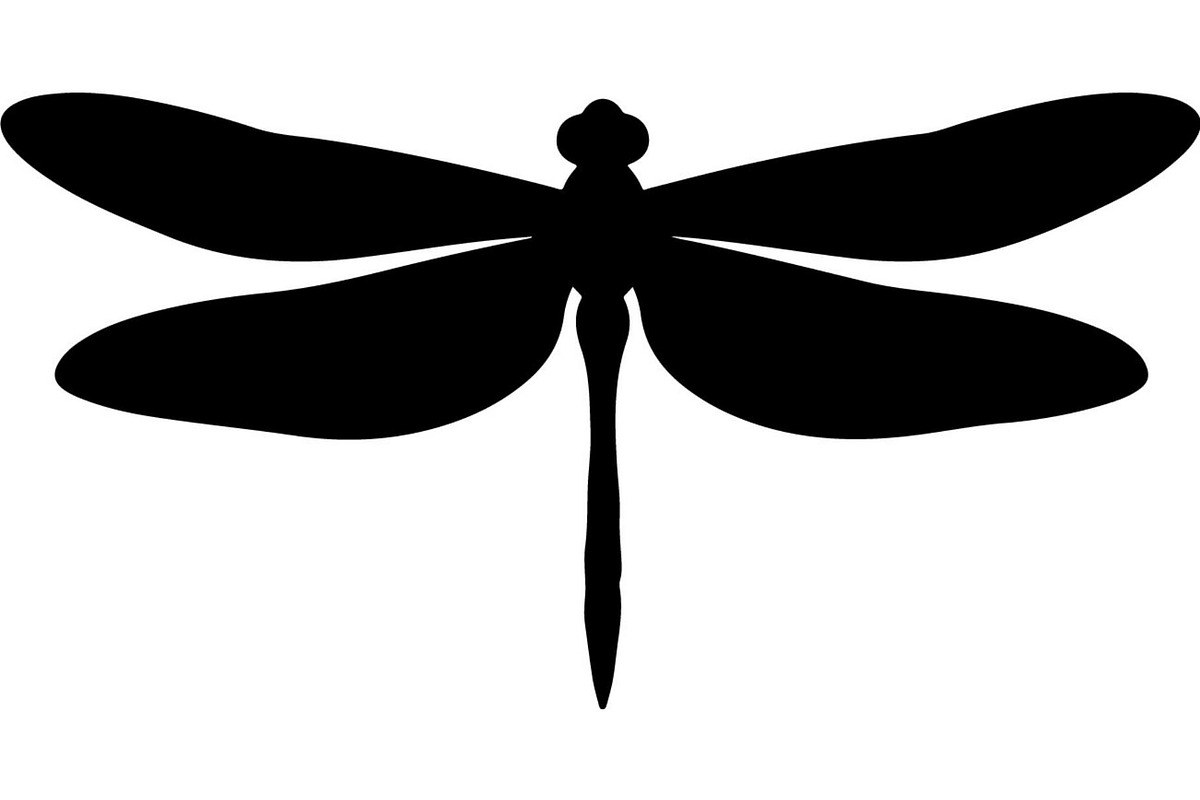 Dragonfly Silhouette, an Object Graphic by Designer_Momina (Photo 3 of 20)