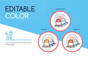Christmas Line Icons Set, an Outline Icon by Boyko Pictures (Thumbnail 6 of 9)