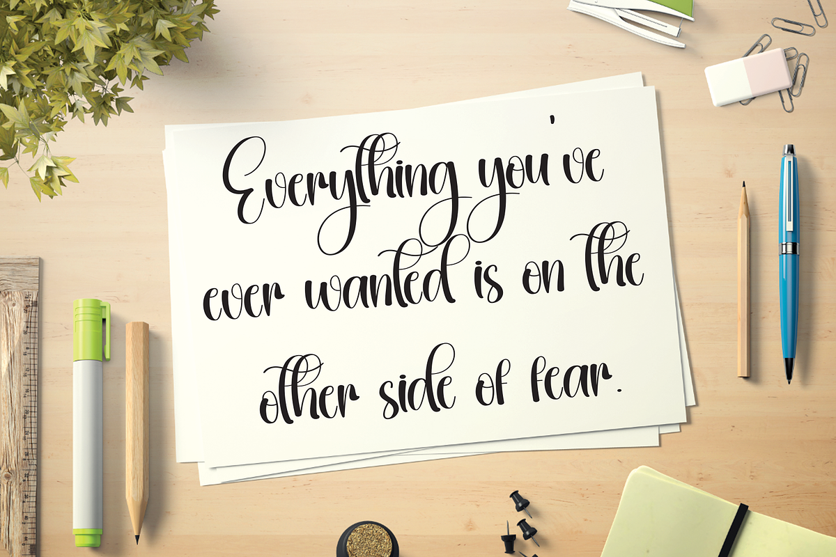Sublimation | Script Font, a Handwritten Font by Scratchones (Photo 4 of 9)