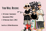 Street Style Squad: A funky clipart, a Person Illustration by NiiiNArt (Thumbnail 4 of 6)