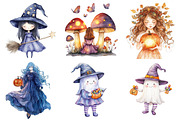 Cute Halloween Girl Sublimation, a Seasonal Illustration by CitraGraphics (Thumbnail 2 of 4)