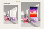 Framed Posters Mockup Gallery ATELIA, a Print Template by Bonumo (Thumbnail 4 of 8)
