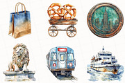 New York Tour Clipart, an Illustration by OK Design (Thumbnail 2 of 5)