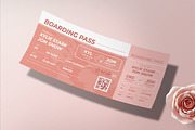 Boarding Pass Wedding Invitation, a Card Template by Aarley Kaiven (Thumbnail 3 of 5)