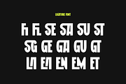 Gerome - Modern Retro Condensed Font, a Sans Serif Font by Iqsiart Studio (Thumbnail 14 of 15)