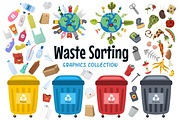 Waste Sorting Collection, a Food Illustration by Gulnara Sabirova (Thumbnail 1 of 9)