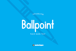 Ballpoint Display Font