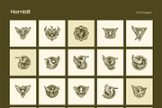 1500 Bird Logo Art Set, a Solid Icon by Creative Stall (Thumbnail 15 of 38)