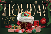 Garoland - Christmas Display Serif, a Serif Font by Burntilldead (Thumbnail 3 of 12)