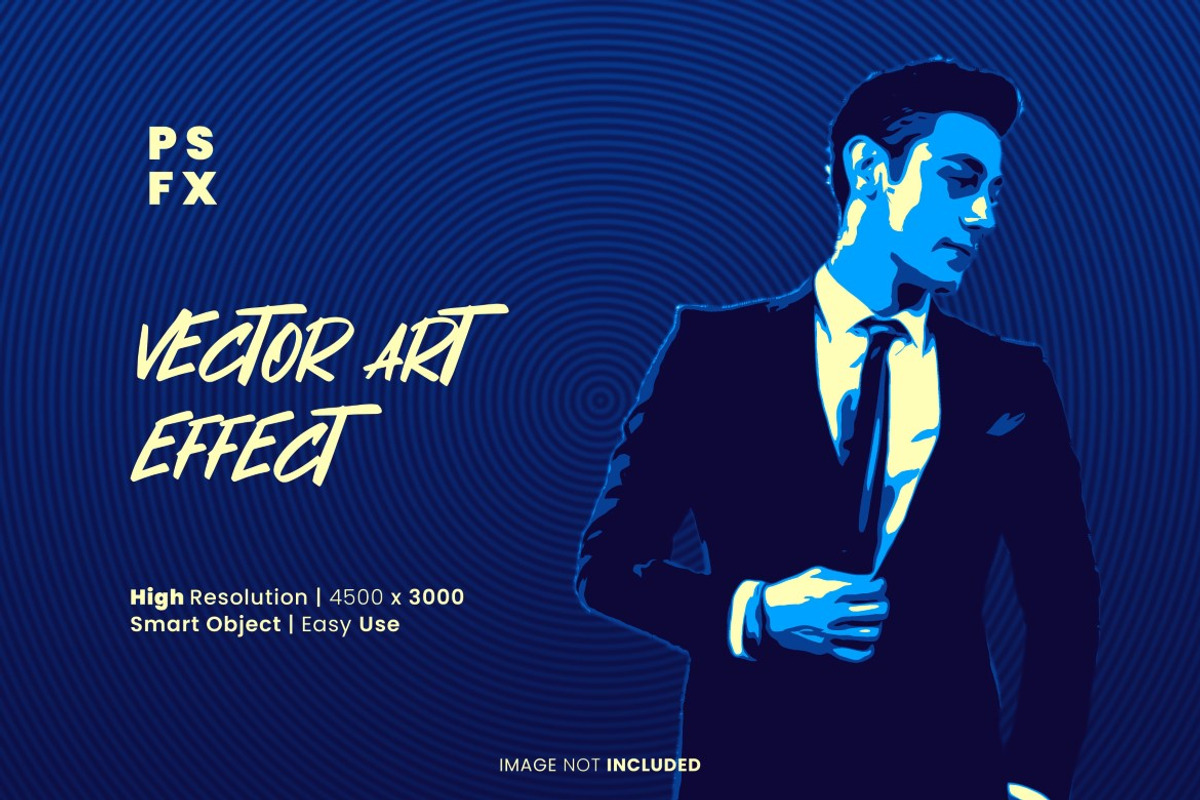 Vector  Art Photo Effect Psd, a Layer Style Add-On by WudelMbois Studio (Photo 1 of 4)