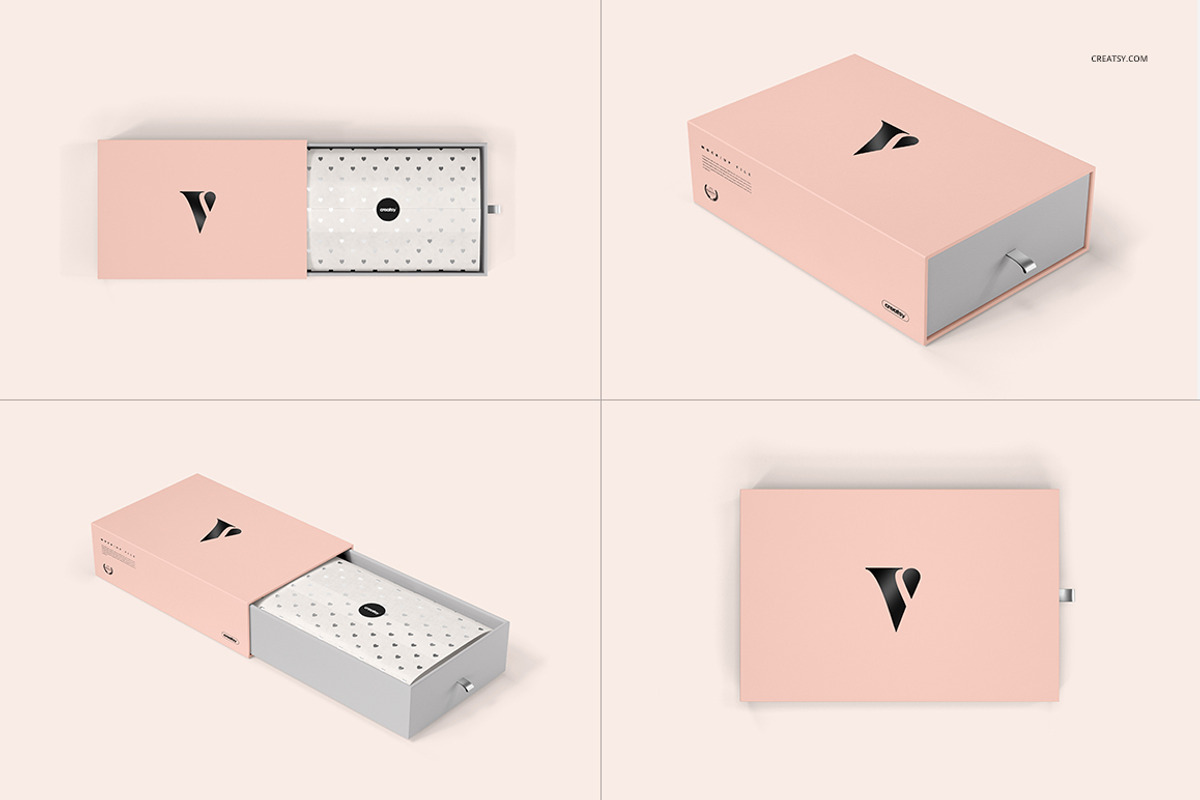 Gift Boxes and Bags Mockup Set, a Packaging Mockup by creatsy2 (Photo 4 of 25)