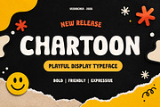 Chartoon - Playful Display Font, a Sans Serif Font by Vesvocrea (Thumbnail 1 of 10)