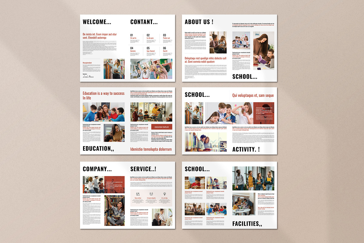 Education Brochure Template, a Magazine Template by PrintIdea (Photo 5 of 6)