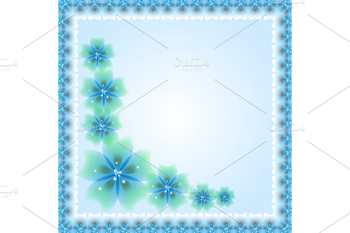 Floral Vector Fine Frame, a Texture Graphic by FineArtStudio (Photo 1 of 3)