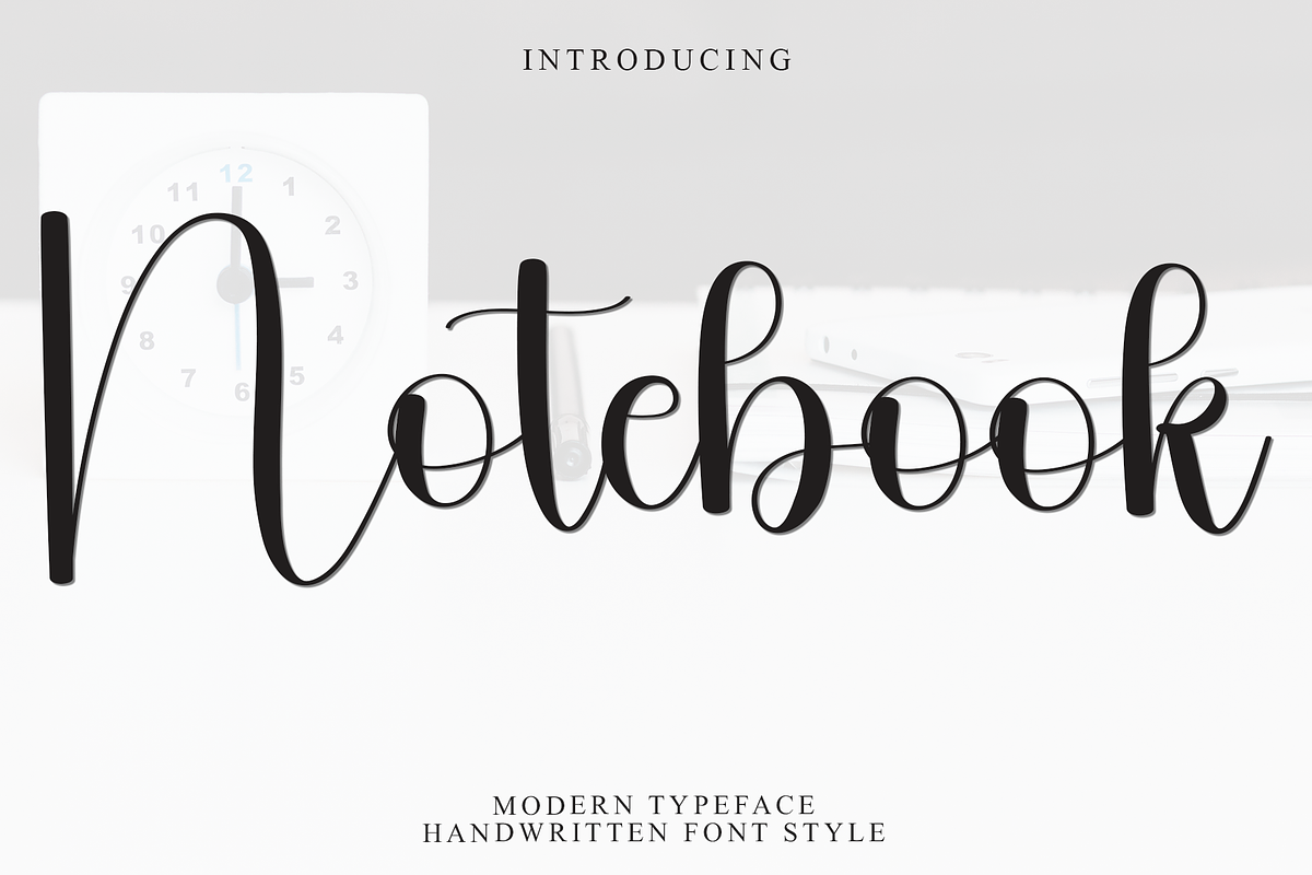 Notebook, a Handwritten Font by FreshTypeINK (Photo 2 of 8)