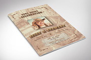 Cow Girl Funeral Program Word, a Brochure Template by Four C Graphic (Thumbnail 3 of 10)