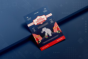Circus Birthday Invitation, an Invitation Template by Fannan Studio (Thumbnail 2 of 2)