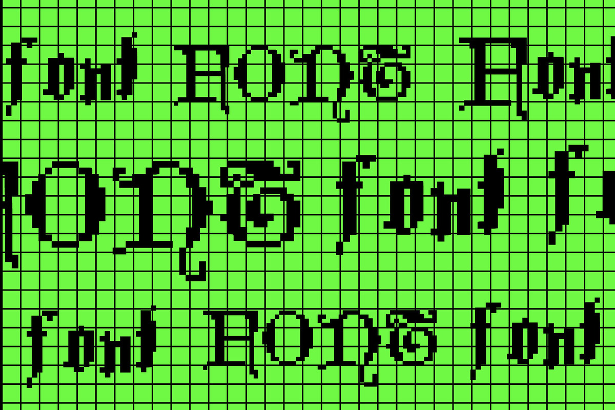 Ghotic Letter Pixel, a Blackletter Font by cromatixclassroom (Photo 3 of 5)