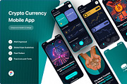 Crypto Currency App UI Kit Template, an UI Kit Template by DesignBox (Thumbnail 1 of 6)