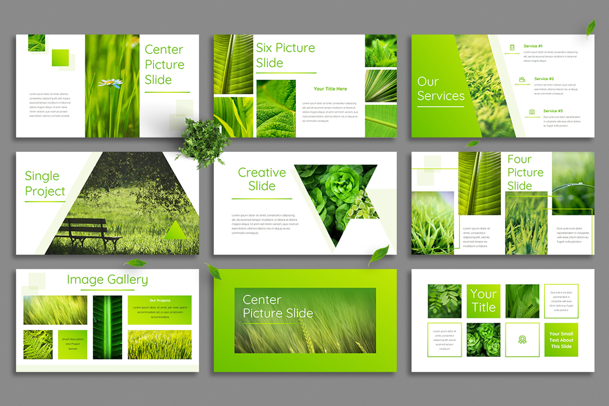 Leaf - Powerpoint Template, a Presentation Template by Helga_Design (Photo 6 of 13)