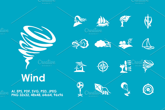 16 Wind Icons
