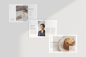 Minimal Cookbook Template Canva