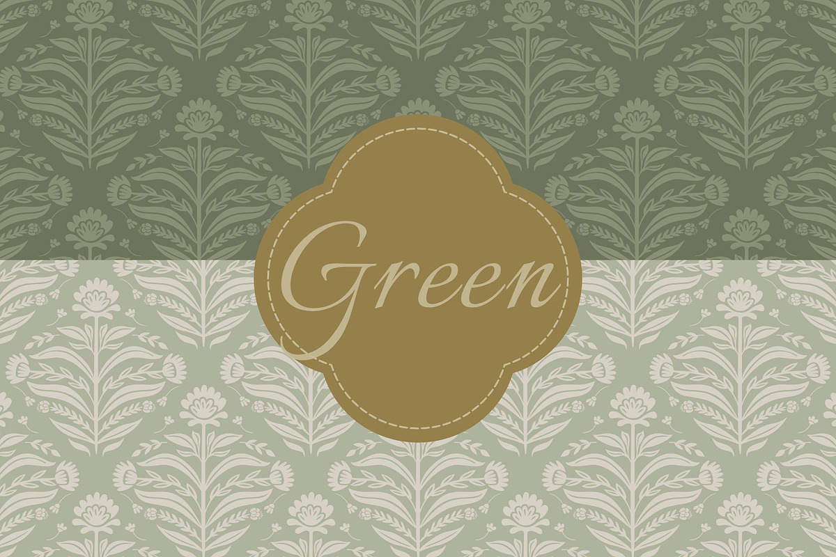 Heritage Luxury Damask, a Pattern Graphic by Pretty Cosy Chai (Photo 6 of 11)