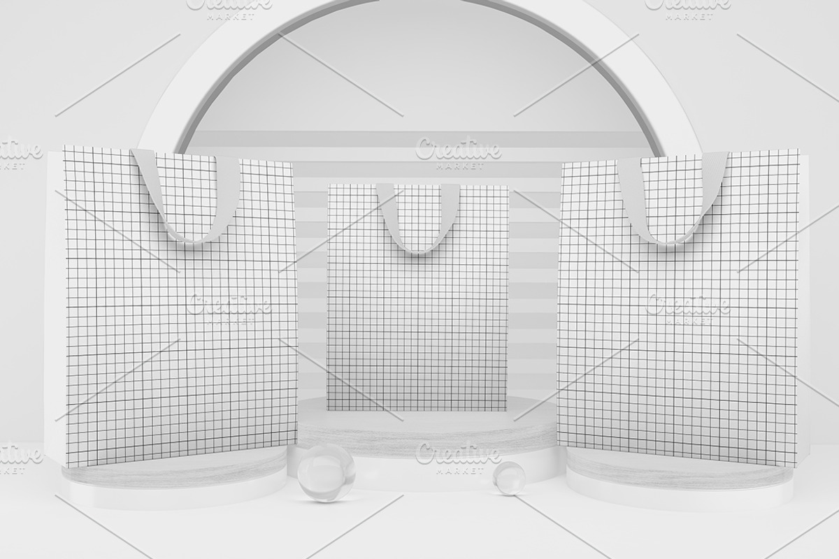 Bag Mockup, a Packaging Mockup by Qaleb Studio (Photo 1 of 2)
