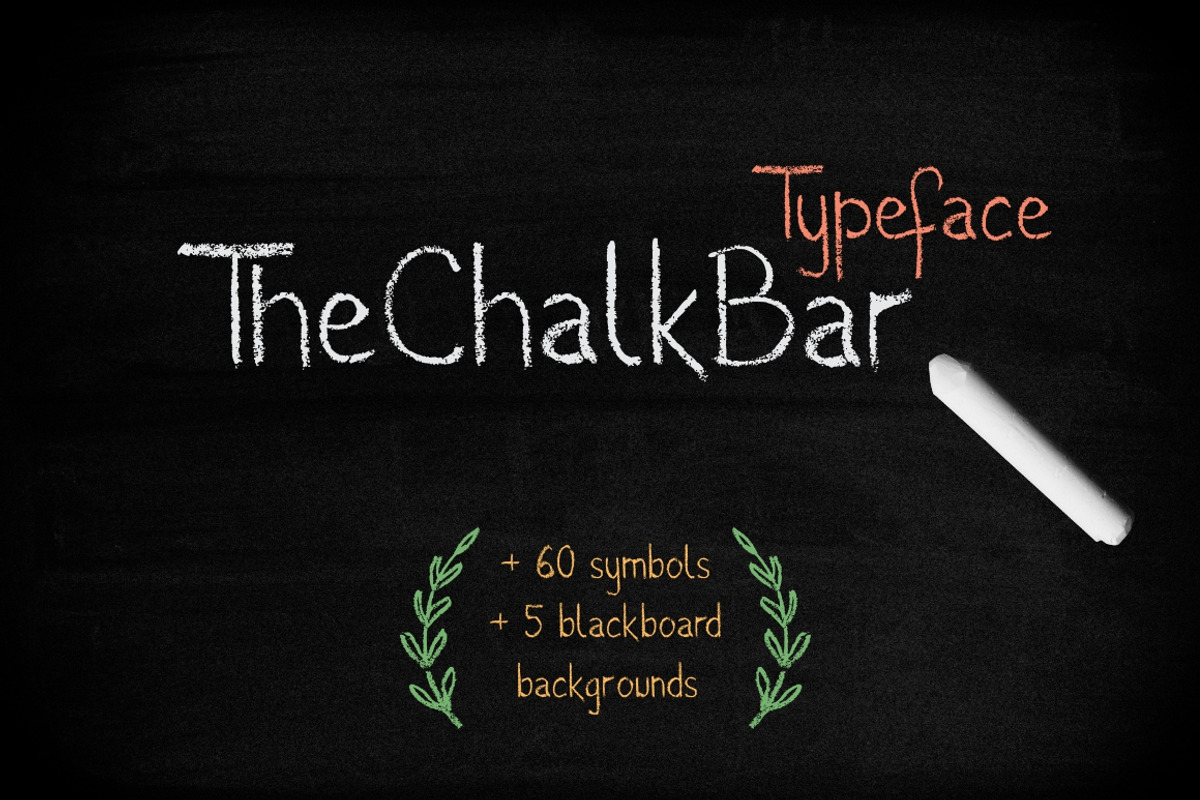 The Chalk Bar Typeface